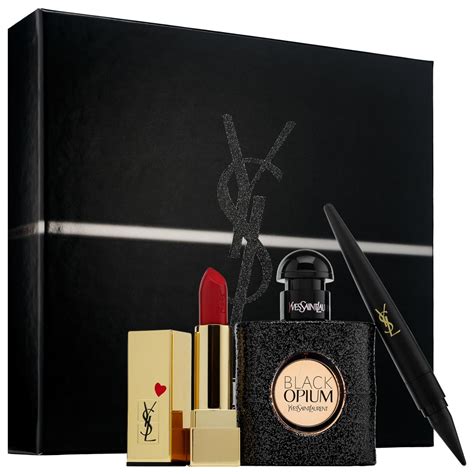 yves saint laurent black opium gift box|black opium 30ml gift set.